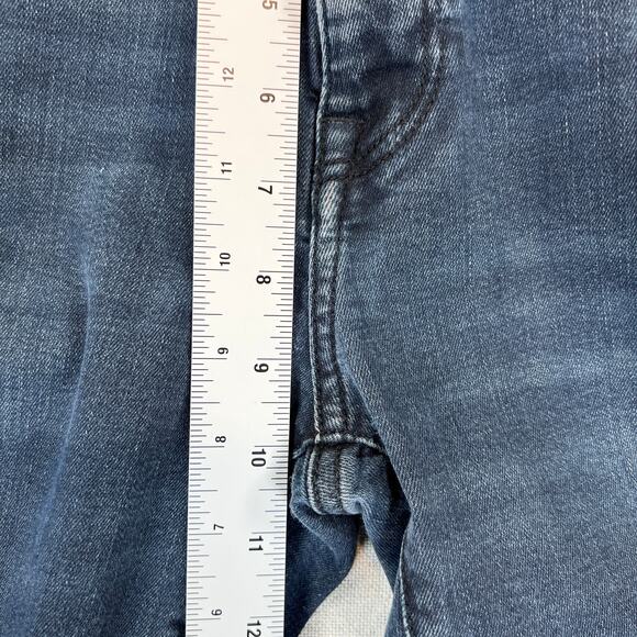 Mavi Zach Straight Leg Mid-Rise Jeans Women 33/32 Dark Wash Stretch Denim - Picture 7 of 13